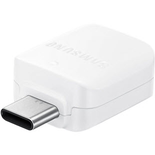 Фото товара Samsung OTG USB Type C - USB (EE-UN930BWRGRU, белый)