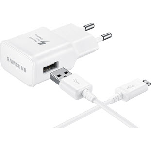 Фото товара Samsung EP-TA20 сетевое, быстрое, USB Type-C (2А, белый)