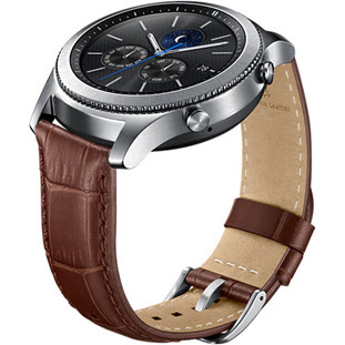 Фото товара Samsung Alligator Grain Leather для Gear S3 (ET-YSA76MDEGRU, brown)