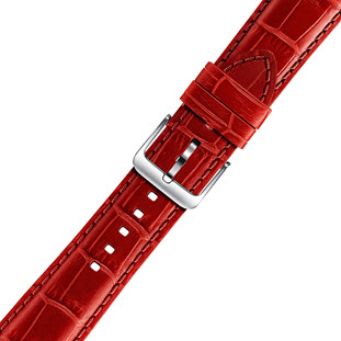 Фото товара Samsung Alligator Grain Leather для Gear S3 (ET-YSA76MREGRU, red)