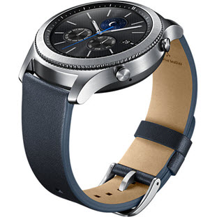 Фото товара Samsung Classic Leather для Gear S3 (ET-YSL76MNEGRU, dark blue)