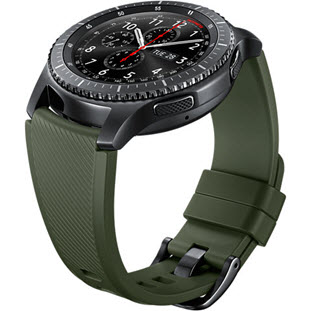 Фото товара Samsung Active Silicon для Gear S3 (ET-YSU76MGEGRU, dark green)