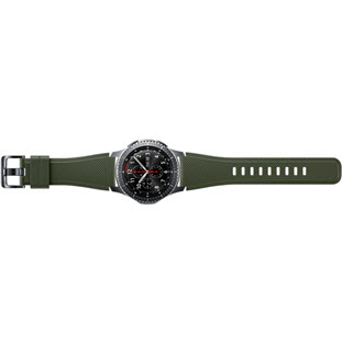 Фото товара Samsung Active Silicon для Gear S3 (ET-YSU76MGEGRU, dark green)