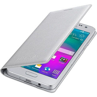 Фото товара Samsung Flip Cover книжка для Galaxy A3 (EF-FA300BSEGRU, серебристый)