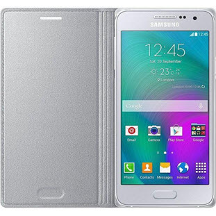 Фото товара Samsung Flip Cover книжка для Galaxy A3 (EF-FA300BSEGRU, серебристый)