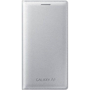 Фото товара Samsung Flip Cover книжка для Galaxy A3 (EF-FA300BSEGRU, серебристый)