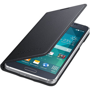 Фото товара Samsung Flip Cover книжка для Galaxy Alpha (EF-FG850BBEGRU, черный)