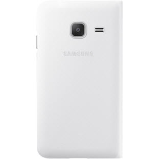 Фото товара Samsung Flip Cover книжка для Galaxy J1 mini 2016 (EF-FJ105PWEGRU, белый)