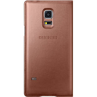 Фото товара Samsung Flip Cover книжка для Galaxy S5 mini (EF-FG800BFEGRU, золотой)