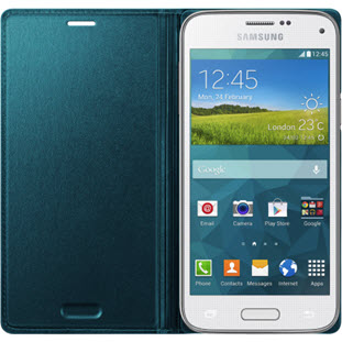 Фото товара Samsung Flip Cover книжка для Galaxy S5 mini (EF-FG800BGEGRU, зеленый)