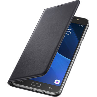 Фото товара Samsung Flip Wallet книжка для Galaxy J5 2016 (EF-WJ510PBEGRU, черный)