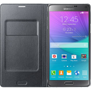 Фото товара Samsung Flip Wallet книжка для Galaxy Note 4 (EF-WN910BCEGRU, черный)