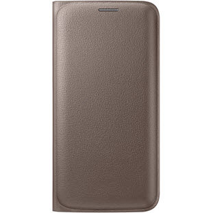 Фото товара Samsung Flip Wallet книжка для Galaxy S6 Edge (EF-WG925PFEGRU, золотой)