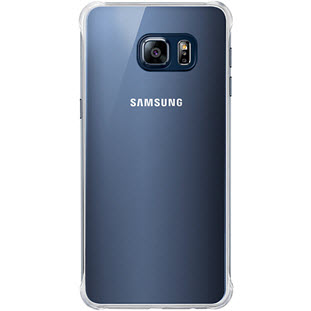 Фото товара Samsung Glossy Cover накладка для Galaxy S6 Edge+ (EF-QG928MBEGRU, черный)