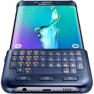 Фото товара Samsung Keyboard Cover накладка для Galaxy S6 Edge+ (EJ-CG928RBEGRU, черный)