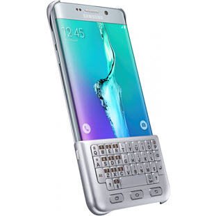 Фото товара Samsung Keyboard Cover накладка для Galaxy S6 Edge+ (EJ-CG928RSEGRU, серебристый)