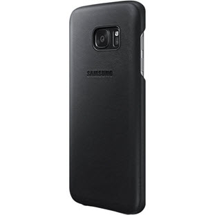 Фото товара Samsung Leather Cover накладка для Galaxy S7 (EF-VG930LBEGRU, черный)