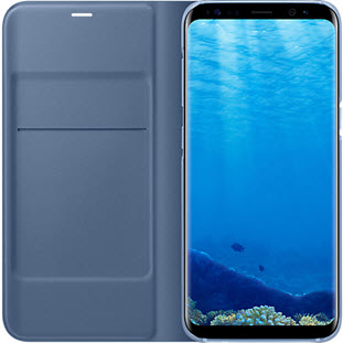 Фото товара Samsung LED View Cover книжка для Galaxy S8 (EF-NG950PLEGRU, голубой)