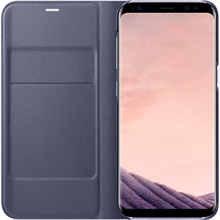 Фото товара Samsung LED View Cover книжка для Galaxy S8 (EF-NG950PVEGRU, фиолетовый)