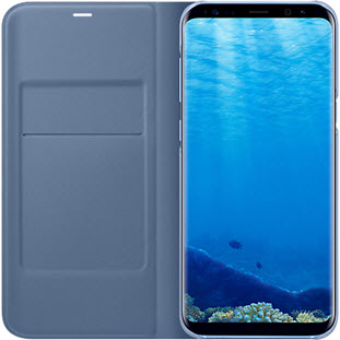 Фото товара Samsung LED View Cover книжка для Galaxy S8+ (EF-NG955PLEGRU, голубой)