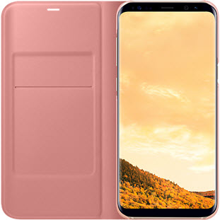 Фото товара Samsung LED View Cover книжка для Galaxy S8+ (EF-NG955PPEGRU, розовый)