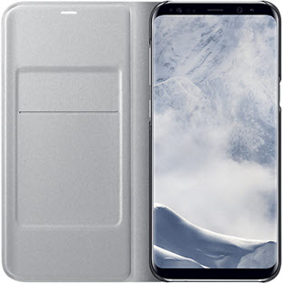 Фото товара Samsung LED View Cover книжка для Galaxy S8+ (EF-NG955PSEGRU, серебристый)