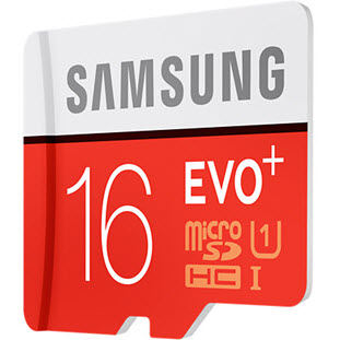 Фото товара Samsung EVO Plus microSDHC MB-MC16DA/RU 16Gb + SD adapter