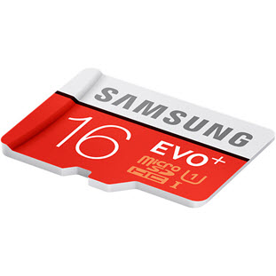 Фото товара Samsung EVO Plus microSDHC MB-MC16DA/RU 16Gb + SD adapter