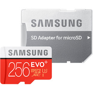 Фото товара Samsung EVO Plus microSDXC MB-MC256DA/RU 256Gb + SD adapter