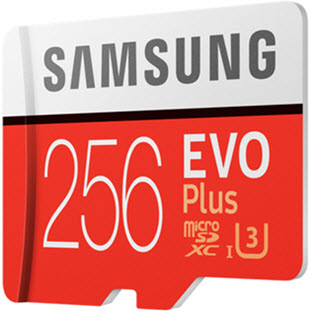 Фото товара Samsung EVO Plus microSDXC MB-MC256GA/RU 256Gb + SD adapter