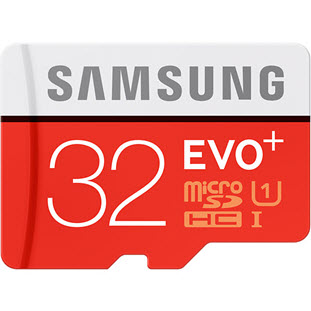 Фото товара Samsung EVO Plus microSDHC MB-MC32DA/RU 32Gb + SD adapter