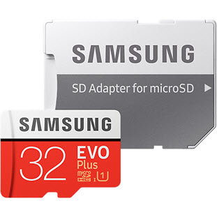 Фото товара Samsung EVO Plus microSDHC MB-MC32GA/RU 32Gb + SD adapter