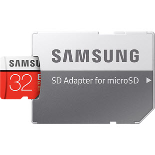 Фото товара Samsung EVO Plus microSDHC MB-MC32GA/RU 32Gb + SD adapter