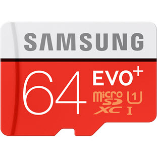 Фото товара Samsung EVO Plus microSDXC MB-MC64DA/RU 64Gb + SD adapter