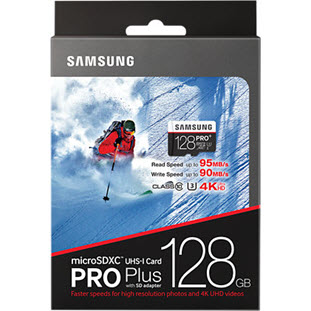 Фото товара Samsung PRO Plus microSDXC MB-MD128DA/RU 128Gb + SD adapter