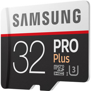 Фото товара Samsung PRO Plus microSDHC MB-MD32GA/RU 32Gb + SD adapter