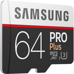 Фото товара Samsung PRO Plus microSDXC MB-MD64GA/RU 64Gb + SD adapter