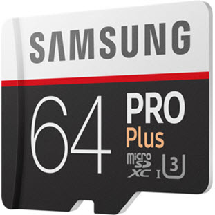 Фото товара Samsung PRO Plus microSDXC MB-MD64GA/RU 64Gb + SD adapter