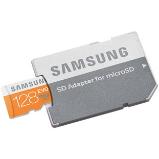 Фото товара Samsung EVO microSDXC MB-MP128DA/RU 128Gb + SD adapter