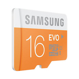 Фото товара Samsung EVO microSDHC MB-MP16DA/RU 16Gb + SD adapter