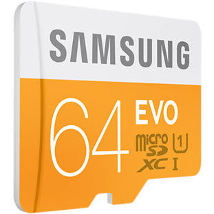 Фото товара Samsung EVO microSDXC MB-MP64DA/RU 64Gb + SD adapter