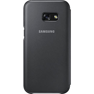 Фото товара Samsung Neon Flip Cover книжка для Galaxy A3 2017 (EF-FA320PBEGRU, черный)