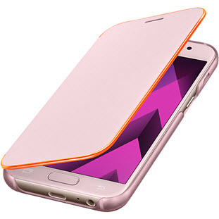 Фото товара Samsung Neon Flip Cover книжка для Galaxy A3 2017 (EF-FA320PPEGRU, розовый)