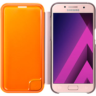 Фото товара Samsung Neon Flip Cover книжка для Galaxy A3 2017 (EF-FA320PPEGRU, розовый)