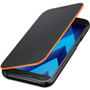 Фото товара Samsung Neon Flip Cover книжка для Galaxy A5 2017 (EF-FA520PBEGRU, черный)