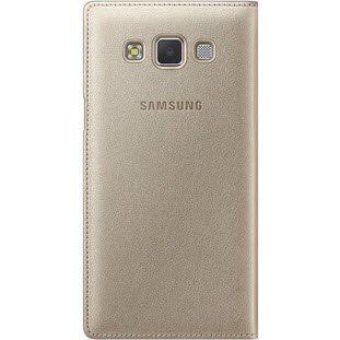 Фото товара Samsung S-View Cover книжка с окошком для Galaxy A5 (EF-CA500BFEGRU, золотой)