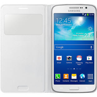 Фото товара Samsung S-View Cover книжка с окошком для Galaxy Grand 2 (EF-CG710BWEGRU, белый)