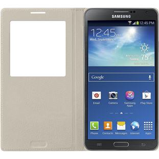 Фото товара Samsung S-View Cover книжка с окошком для Galaxy Note 3 (бежевый)