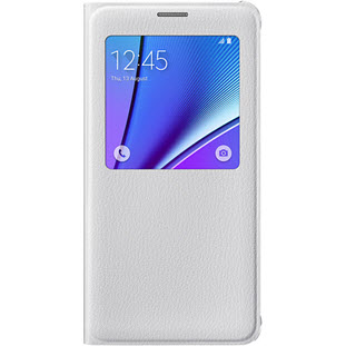 Фото товара Samsung S-View Cover книжка с окошком для Galaxy Note 5 (EF-CN920PWEGRU, белый)