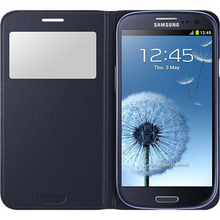 Фото товара Samsung S-View Cover книжка с окошком для Galaxy S3 Neo (EF-CI930BLEGRU, синий)